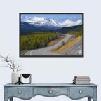Alaska Highway Winding Road and Rv Wall Art