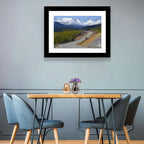 Alaska Highway Winding Road and Rv Wall Art
