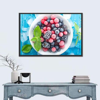 Frozen Berry Bowl Wall Art