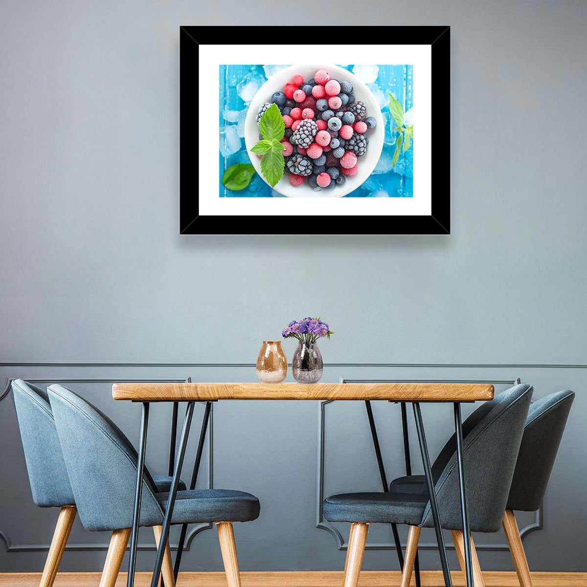 Frozen Berry Bowl Wall Art