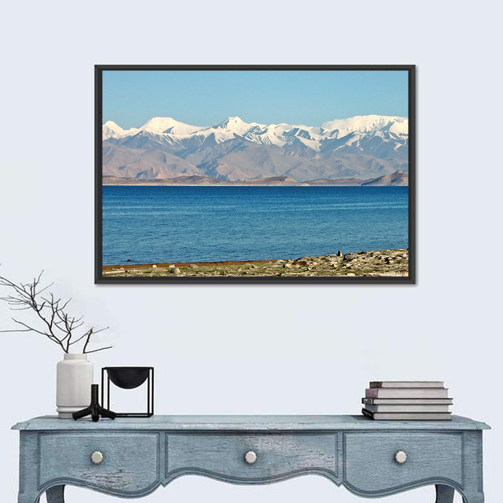 Karakul Lake and Pamir Mountains Wall Art
