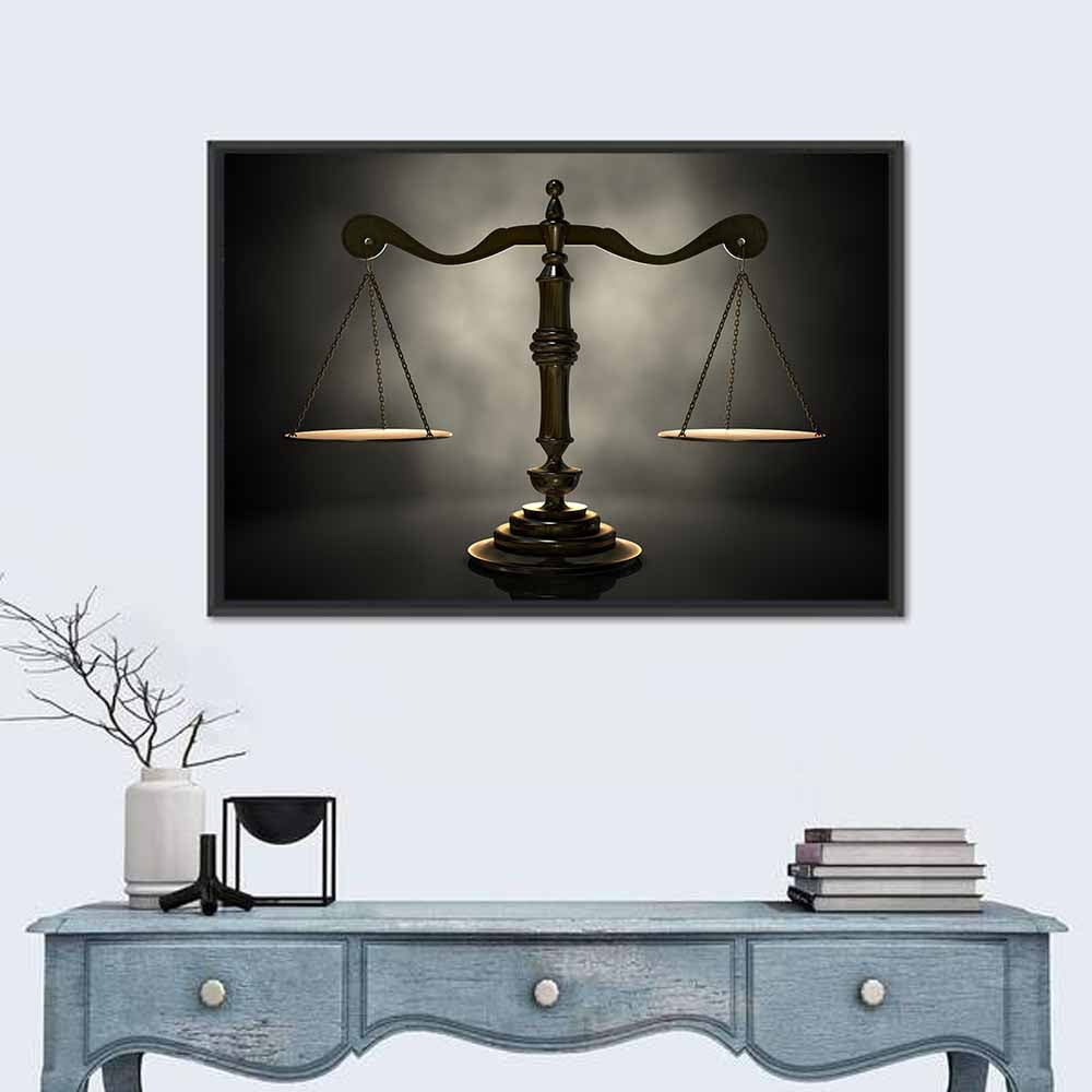 Scales of Justice Wall Art