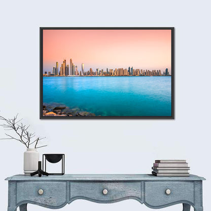 Dubai Marina Skyline Wall Art