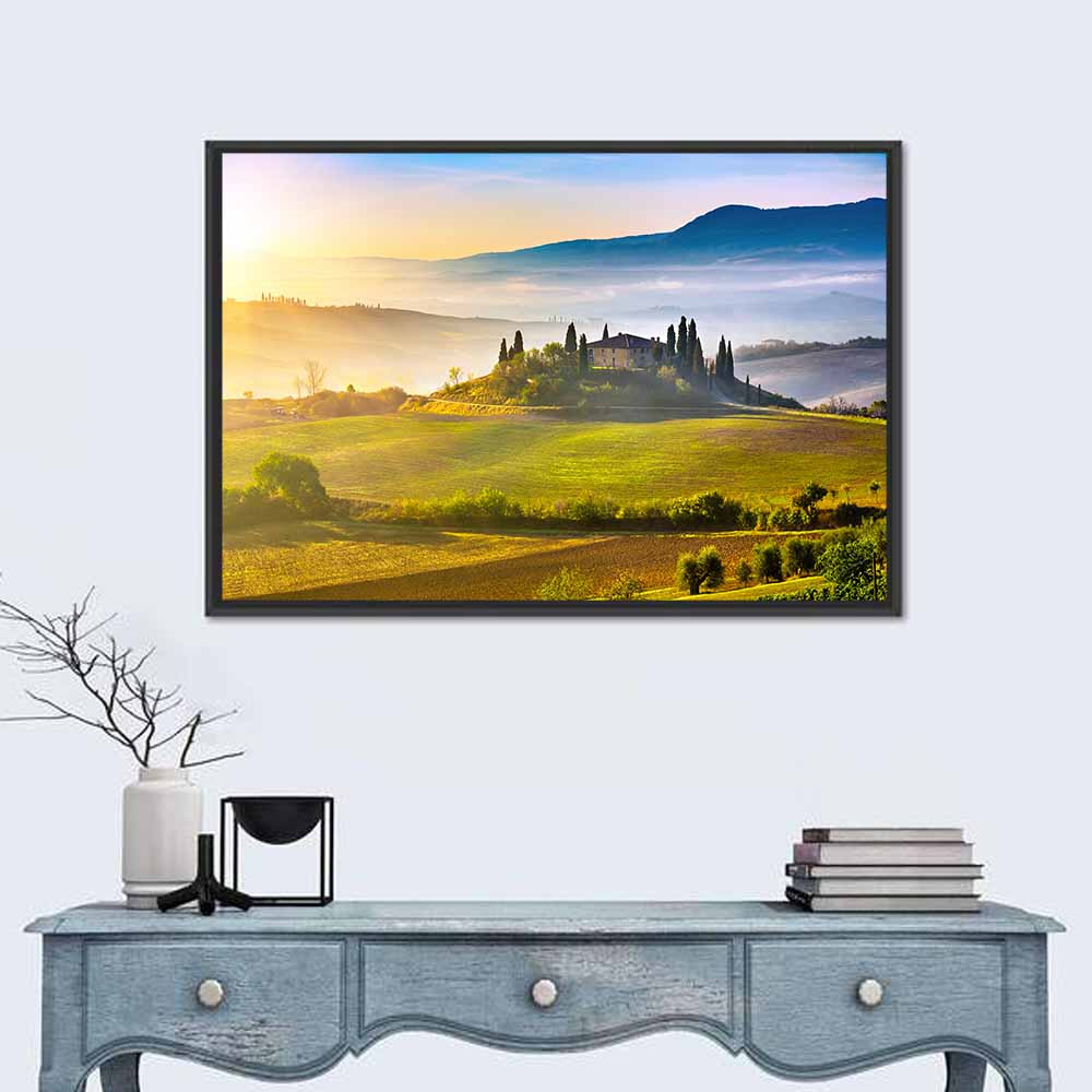 Tuscan Morning Landscape Wall Art
