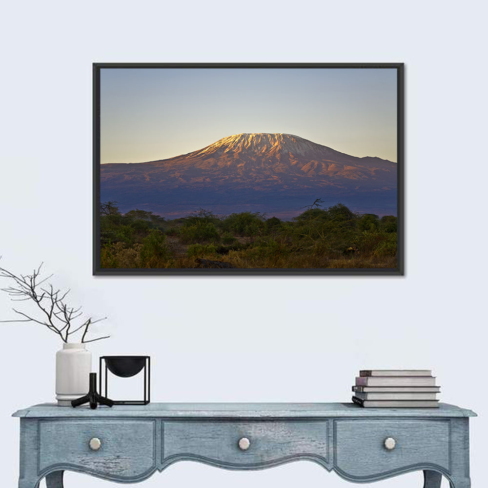 Mount Kilimanjaro Sunset Wall Art