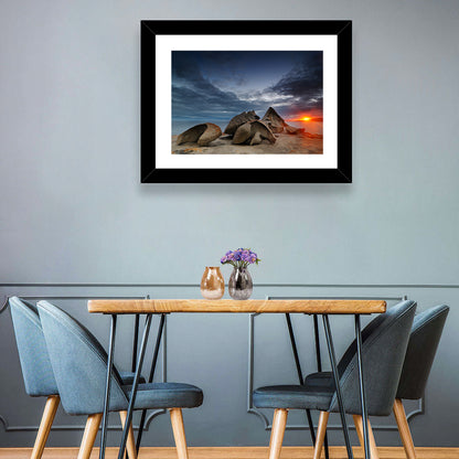 Remarkable Rocks Sunset, Kangaroo Island Wall Art