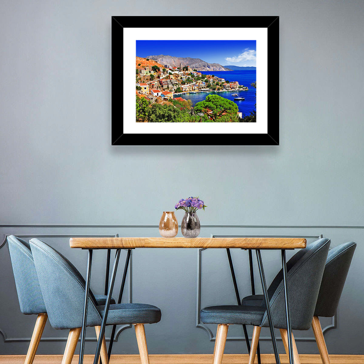 Symi Harbor, Greece Wall Art