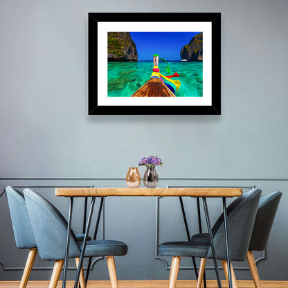 Maya Bay Long-tail Boat Wall Art