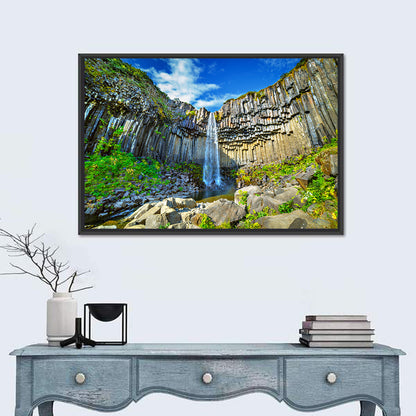 Svartifoss Basalt Falls Wall Art