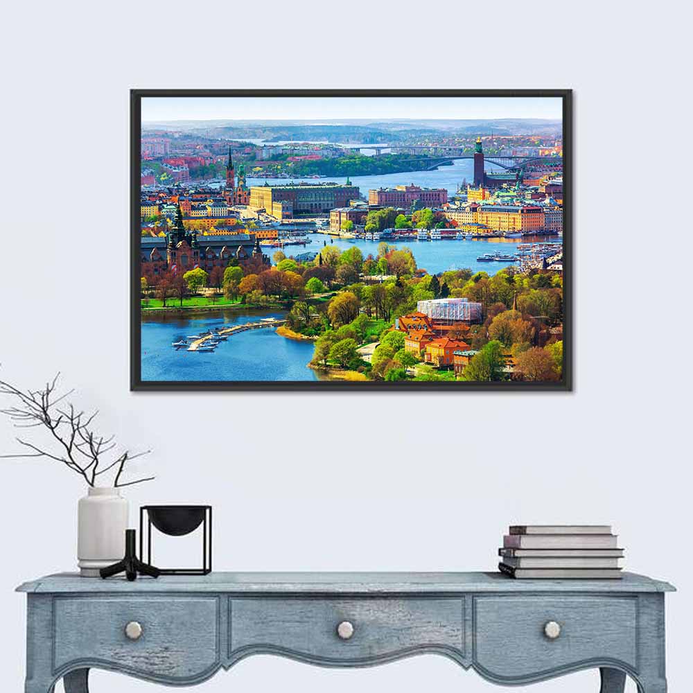 Gamla Stan Waterfront Wall Art