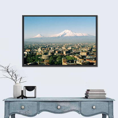 Mount Ararat From Yerevan Wall Art