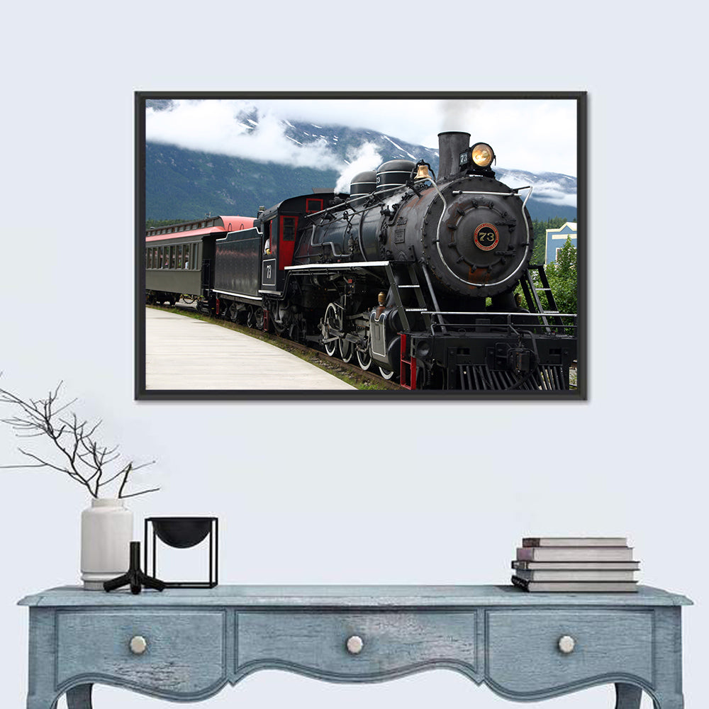 Skagway Steam Locomotive No. 73 Wall Art