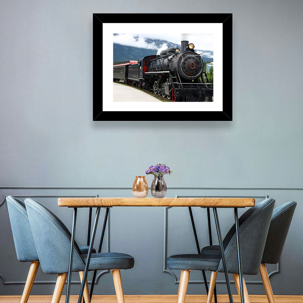 Steam Engine Train Wall Art