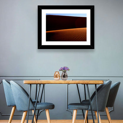 Golden Hour Sand Dunes Wall Art