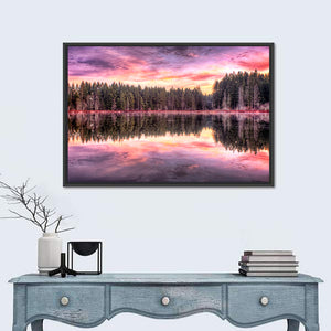 Forest Lake Sunrise Wall Art