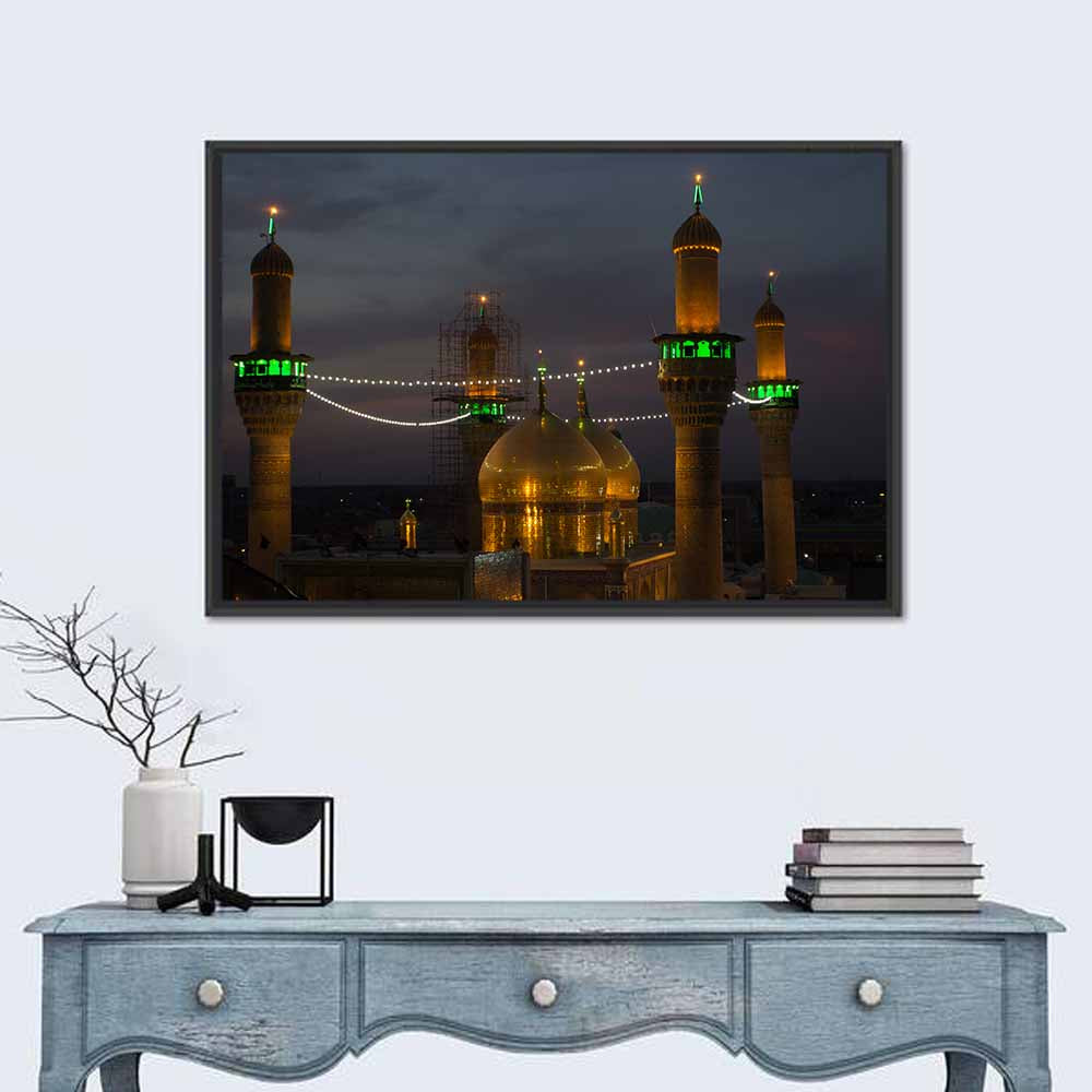 Moussa Al Kadhim Shrine Wall Art in a room, landscape