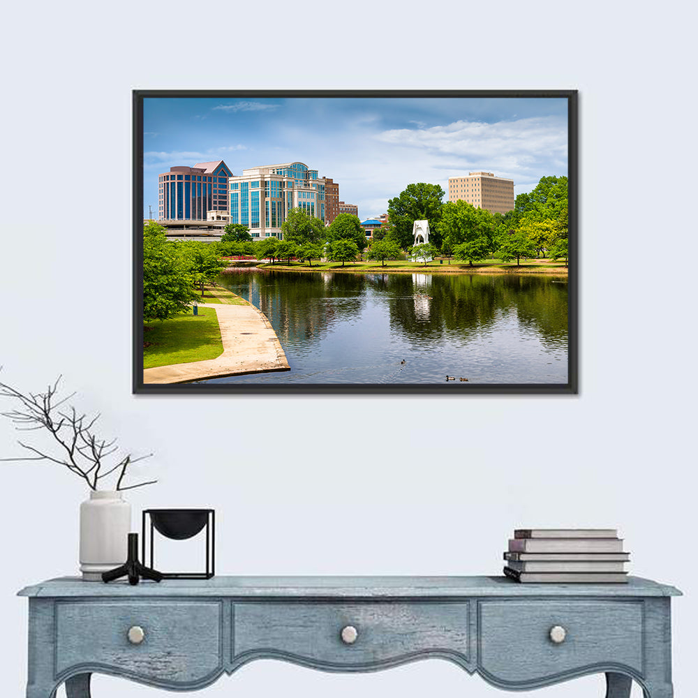 Big Spring Park Skyline, Huntsville Wall Art