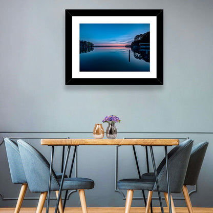 Lake Gaston Twilight Reflection Wall Art