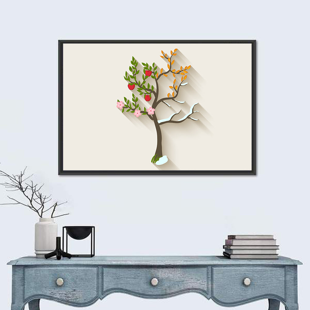 Four Seasons Tree Wall Art