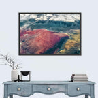 Lake Natron Aerial View Wall Art