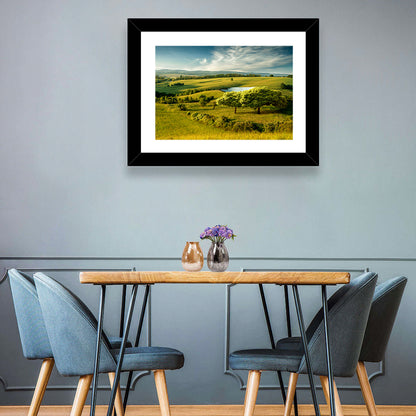 Rolling Hills with Pond Wall Art
