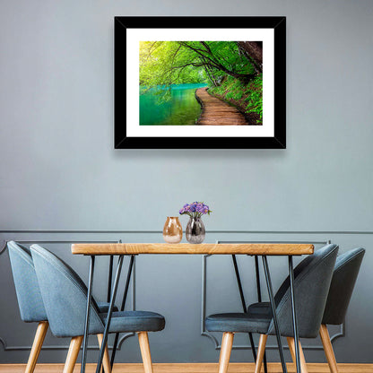 Plitvice Lakes Boardwalk Wall Art