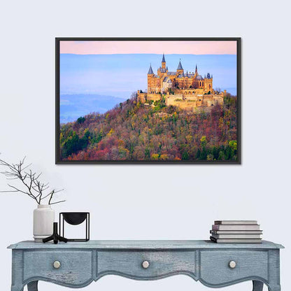 Hohenzollern Castle at Sunset Wall Art