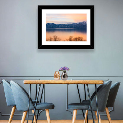 Lake Sevan Golden Dusk Wall Art