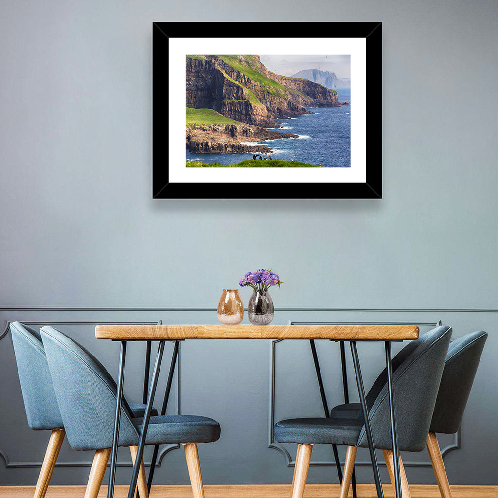 Mykines Cliffs, Faroe Islands Wall Art