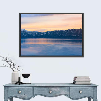 Lake Sevan Evening Reflection Wall Art