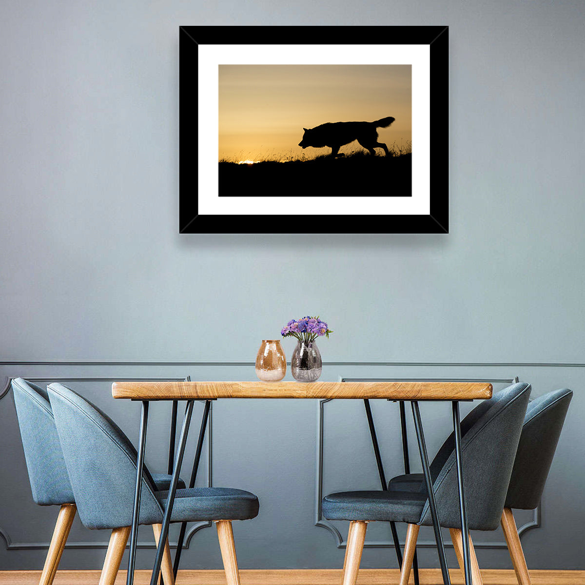 Hunting Wolf Wall Art