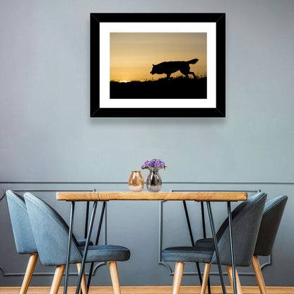 Hunting Wolf Wall Art