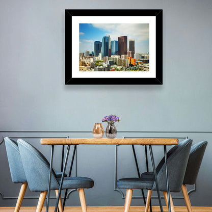 Downtown Los Angeles Skyline Cityscape Wall Art