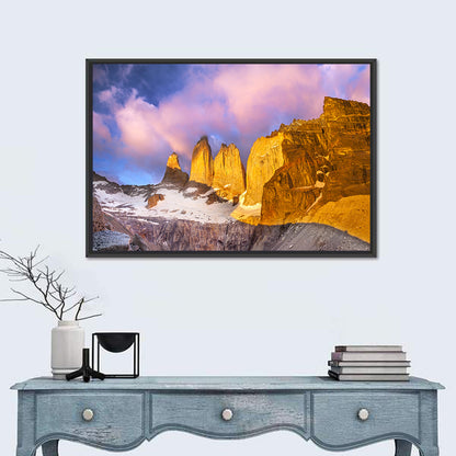 Torres Del Paine Alpenglow Wall Art