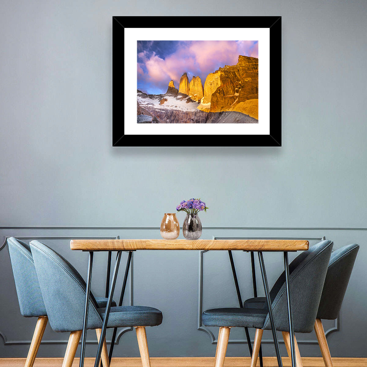 Torres Del Paine Alpenglow Wall Art