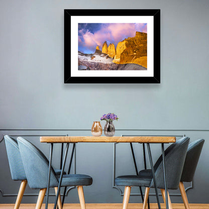 Torres Del Paine Alpenglow Wall Art