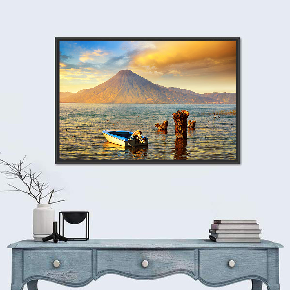 Lake Atitlan Sunset Wall Art