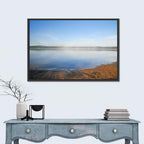 Morning Fog Over Abitibi Lake Wall Art