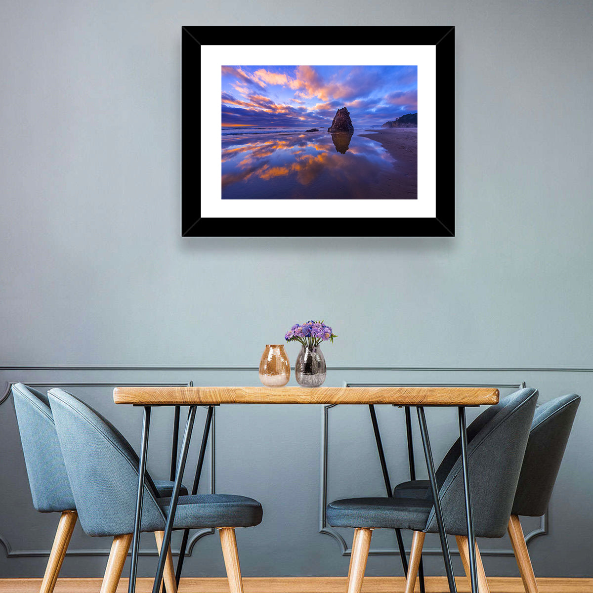 Oregon Coast Sea Stack Sunset Wall Art