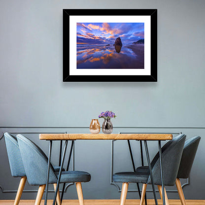 Oregon Coast Sea Stack Sunset Wall Art