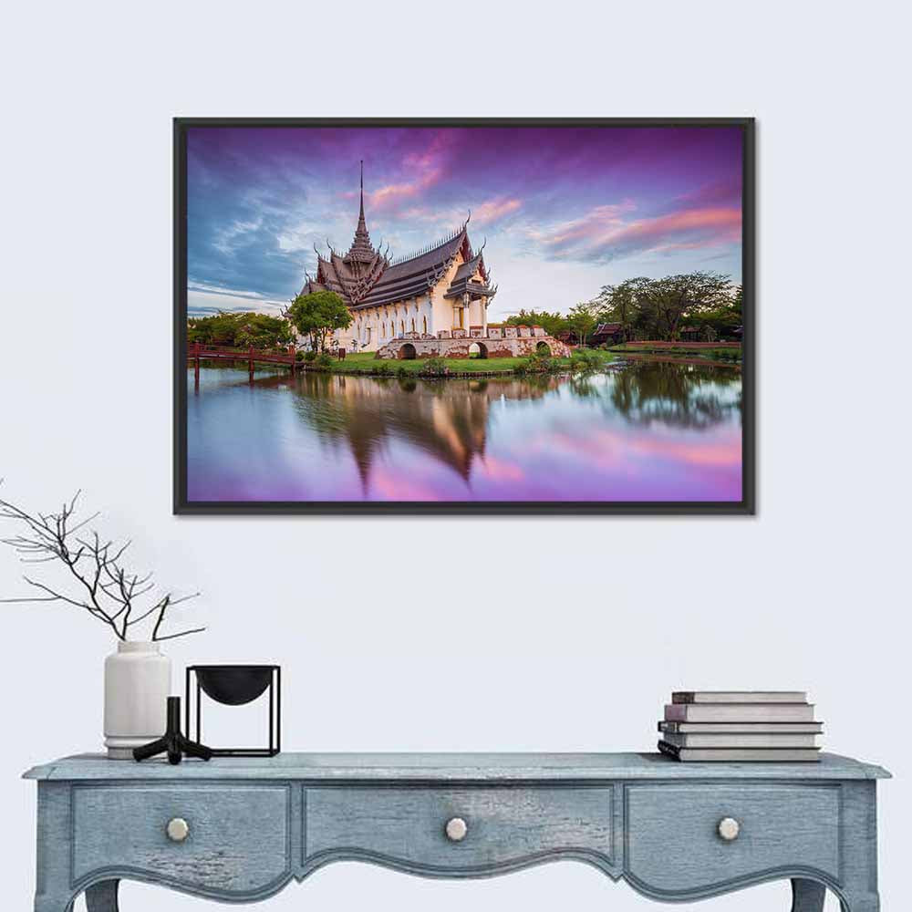 Sanphet Prasat Palace at Dusk Wall Art