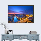 Berlin Skyline at Twilight Wall Art
