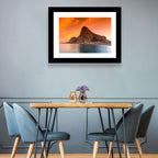 Rock of Gibraltar at Sunset Wall Art