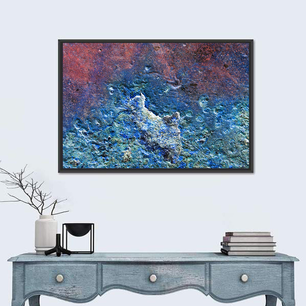 Weathered Metal Abstract Wall Art