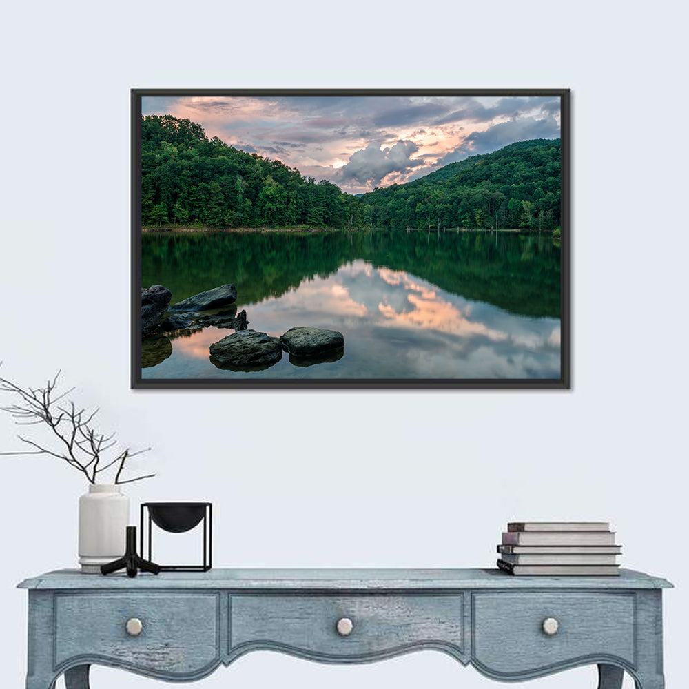 Martins Fork Lake Sunset Wall Art