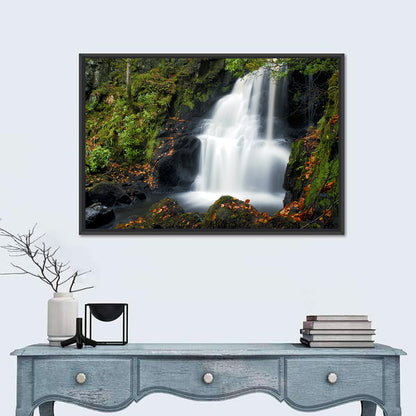 Autumn Waterfall in Tobermory Wall Art