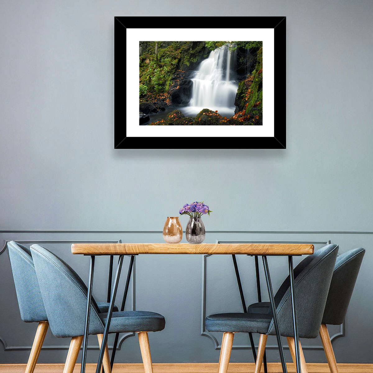 Autumn Waterfall in Tobermory Wall Art