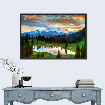 Mount Rainier Reflection at Tipsoo Lake Wall Art