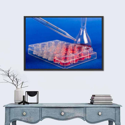 Stem Cell Pipette Close-up Wall Art