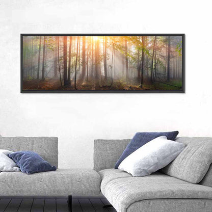 Carpathian Morning Forest Wall Art